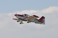 G-OCFC @ EGFH - Visiting Robin Alpha Sport departing Runway 22. - by Roger Winser