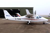 G-TEKK @ EGBJ - Tecnam P.2006T [064] Staverton~G 15/03/2012 - by Ray Barber