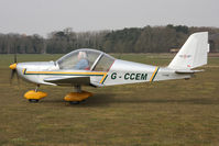 G-CCEM @ EGBR - Aerotechnik EV-97A Eurostar at The Real Aeroplane Club's Spring Fly-In, Breighton Airfield, April 2013. - by Malcolm Clarke