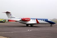 LX-EAA @ EGBJ - Learjet 45 [45-321] (Ducair Luxembourg Air Ambulance) Staverton~G 15/03/2012 - by Ray Barber