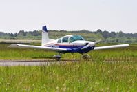 G-NONI @ EGFP - Visiting Grumman Traveler. - by Roger Winser