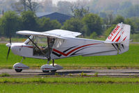 G-FRNK @ EGCV - at the Vintage Aircraft flyin - by Chris Hall