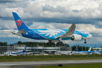 B-2725 @ PAE - China Souther 787 return from test flight - by Roy Yang