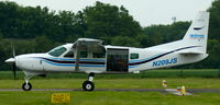 N209JS @ EDLM - Skydiving Stadtlohn, seen here speeding up on RWY 07 at Marl Loemühle (EDLM) - by A. Gendorf