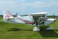 G-FRNK @ EGCV - at the Vintage Aircraft flyin - by Chris Hall