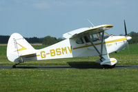 G-BSMV @ EGCV - at the Vintage Aircraft flyin - by Chris Hall