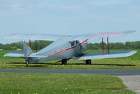 G-AHBL @ EGCV - at the Vintage Aircraft flyin - by Chris Hall