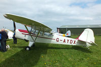 G-AYDX @ EGCV - at the Vintage Aircraft flyin - by Chris Hall