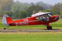 G-BZHU @ EGCV - at the Vintage Aircraft flyin - by Chris Hall