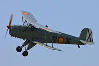 G-CDJU @ EGCV - at the Vintage Aircraft flyin - by Chris Hall