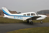 G-LFSJ @ EGBR - Piper PA-28-161 at The Real Aeroplane Club's Spring Fly-In, Breighton Airfield, April 2013. - by Malcolm Clarke