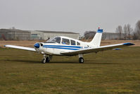 G-BSLT @ EGBR - Piper PA-28-161 Warrior II at The Real Aeroplane Club's Spring Fly-In, Breighton Airfield, April 2013. - by Malcolm Clarke