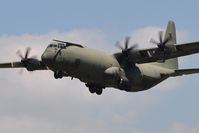 ZH872 @ EGFH - Hercules C.4 coded 872 of the RAF Brize Norton Transport Wing overshooting Runway 22. - by Roger Winser