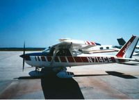 N714CE @ T82 - N714CE on the ramp at Fredericksburg, TX (T82) in 1997. The craft was a rental out of Denton, TX (DTO). It was totaled after flipping on the DTO ramp in a wind gust. Only the wings had been secured by ground personnel. It was a pleasure to fly. - by Larry Burson
