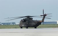 84 29 @ EDDP - During a big flood along the rivers Saale and Elbe several German Army helis support people at endangered levees. This one is on stand by for a new task. - by Holger Zengler