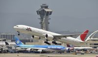 JA740J @ KLAX - Departing LAX - by Todd Royer