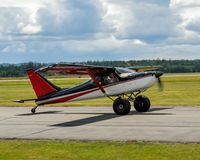 N535SP @ KAWO - East side of runway 16 @ KAWO - by Terry Green