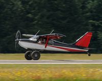 N535SP @ KAWO - East side of runway 16 @ KAWO - by Terry Green