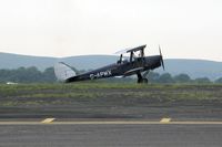 G-APMX @ EGFH - Visiting Tiger Moth. - by Roger Winser