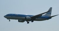 PH-BXF @ EHGG - It seemed unusual to local spotters to see a KLM aircraft at Eelde, but this one was used to fulfill the jobs of Transavia in the summer of 2012. Now about to land at runway 05.
