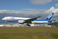 JA745A @ PAE - ANA's latest B.777 returning from a test flight - by Duncan Kirk