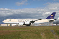N958BA @ PAE - Landing after a test flight wearing registration N958BA - by Duncan Kirk