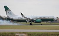 N737WH @ ORL - Former Miami Dolphins BBJ, has now been taken over by Devoss (Amway/Orlando Magic NBA) wearing new reg N260DV - by Florida Metal