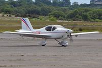 G-CEYK @ EGFH - Visiting Europa XS taxying to holding point. - by Roger Winser