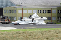 10 @ LOWL - Austrian Airforce Saab Draken 35Ö destroyed in LNZ/LOWL - by Janos Palvoelgyi