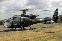 N505HA @ EGBR - Aerospatiale SA341G Gazelle at The Real Aeroplane Club's Jolly June Jaunt, Breighton Airfield, 2013. - by Malcolm Clarke