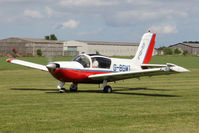 G-BGMT @ EGBR - Socata Rallye 235E Gabier at The Real Aeroplane Club's Jolly June Jaunt, Breighton Airfield, 2013. - by Malcolm Clarke