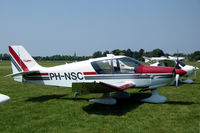 PH-NSC @ EHHV - Diesel powered Robin DR400 parked at Hilversum airfield, the Netherlands. - by Henk van Capelle