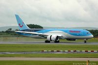 G-TUIB @ EGCC - Taken from the AVP. - by Carl Byrne (Mervbhx)