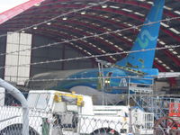 VH-INU @ NZAA - Not best view - but stuck inside Airwork hangar for maintenance. - by magnaman