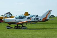 G-EMSA @ EGBK - at AeroExpo 2013 - by Chris Hall