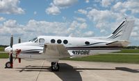 N190BE @ KAXN - Beech E90 King Air on the ramp. - by Kreg Anderson