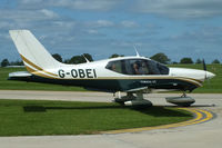 G-OBEI @ EGBK - at AeroExpo 2013 - by Chris Hall