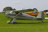 G-LUSK @ EGBK - at AeroExpo 2013 - by Chris Hall
