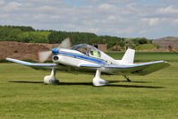 G-RIVE @ EGBR - Jodel D-153 Mascaret at The Real Aeroplane Company's Jolly June Jaunt, Breighton Airfield, 2013. - by Malcolm Clarke