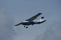 PH-RCF @ EHGG - With the flaps down, the flight club aircraft from the AviaNoord is about to land on runway 23 of homebase Eelde.