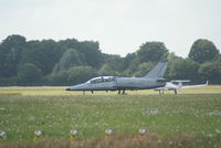 ES-YLZ @ EHGG - Taxiing to the holding point of runway 23 from Eelde airport for a very fast noisy flight. - by Jorrit de Bruin