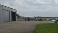 PH-ACE @ EHGG - Pulled from the hangar at homebase Eelde to prepare for another European flight. - by Jorrit de Bruin