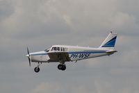 PH-WSF @ EHGG - About to land on runway 23 at Eelde airport.