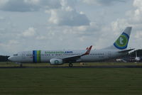 PH-GGZ @ EHGG - Lined up above the threshold of runway 23, but needs a little more time at Eelde airport to prepare.