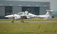 G-VLTT @ EGFF - Resident Twin Star. - by Roger Winser