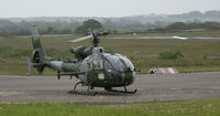 ZB679 @ EGFH - Visiting Air Air Corps  Westland Gazelle.