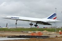 F-BVFF @ LFPG - Preserved Air France 1978 Aerospatiale-BAC Concorde 101, c/n: 15 - by Terry Fletcher