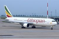 ET-AMQ @ LFPG - Ethiopian 1995 Boeing 767-33A/ER, c/n: 27909/591 - by Terry Fletcher