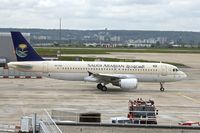 HZ-ASD @ LFPG - Saudi Arabian's 2010 Airbus A320-214, c/n: 4364 - by Terry Fletcher