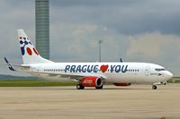 OK-TVX @ LFPG - Boeing 737-8Z9 (WL), c/n: 33833 - by Terry Fletcher